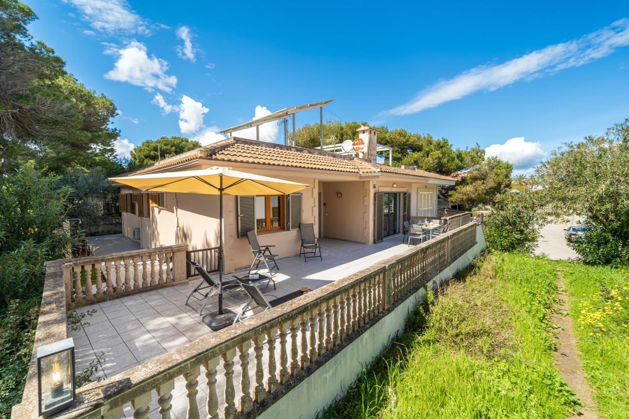 Villa Can Canta Natura Park House At Platja De Muro Beach Bagian luar foto