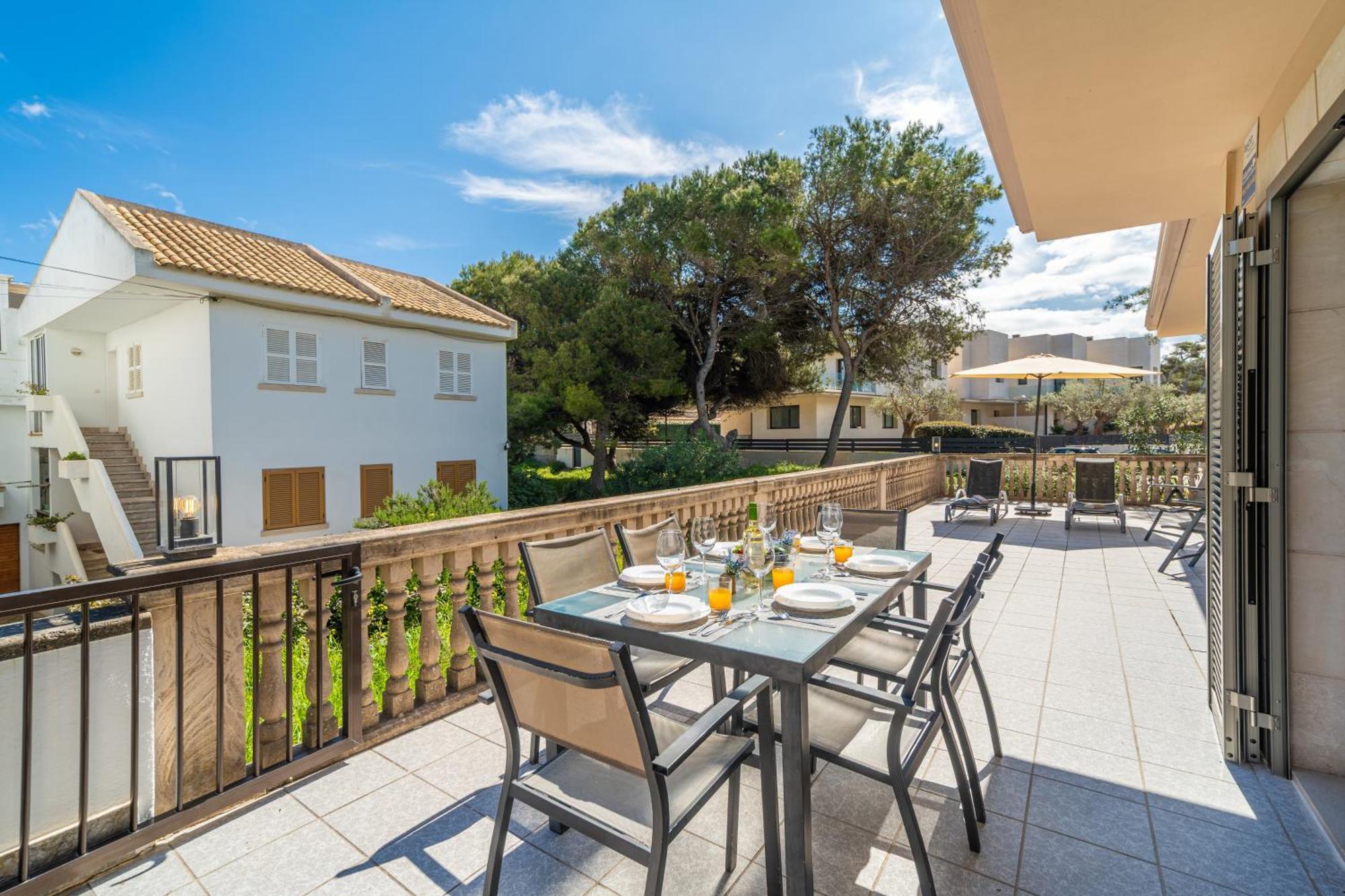 Villa Can Canta Natura Park House At Platja De Muro Beach Bagian luar foto