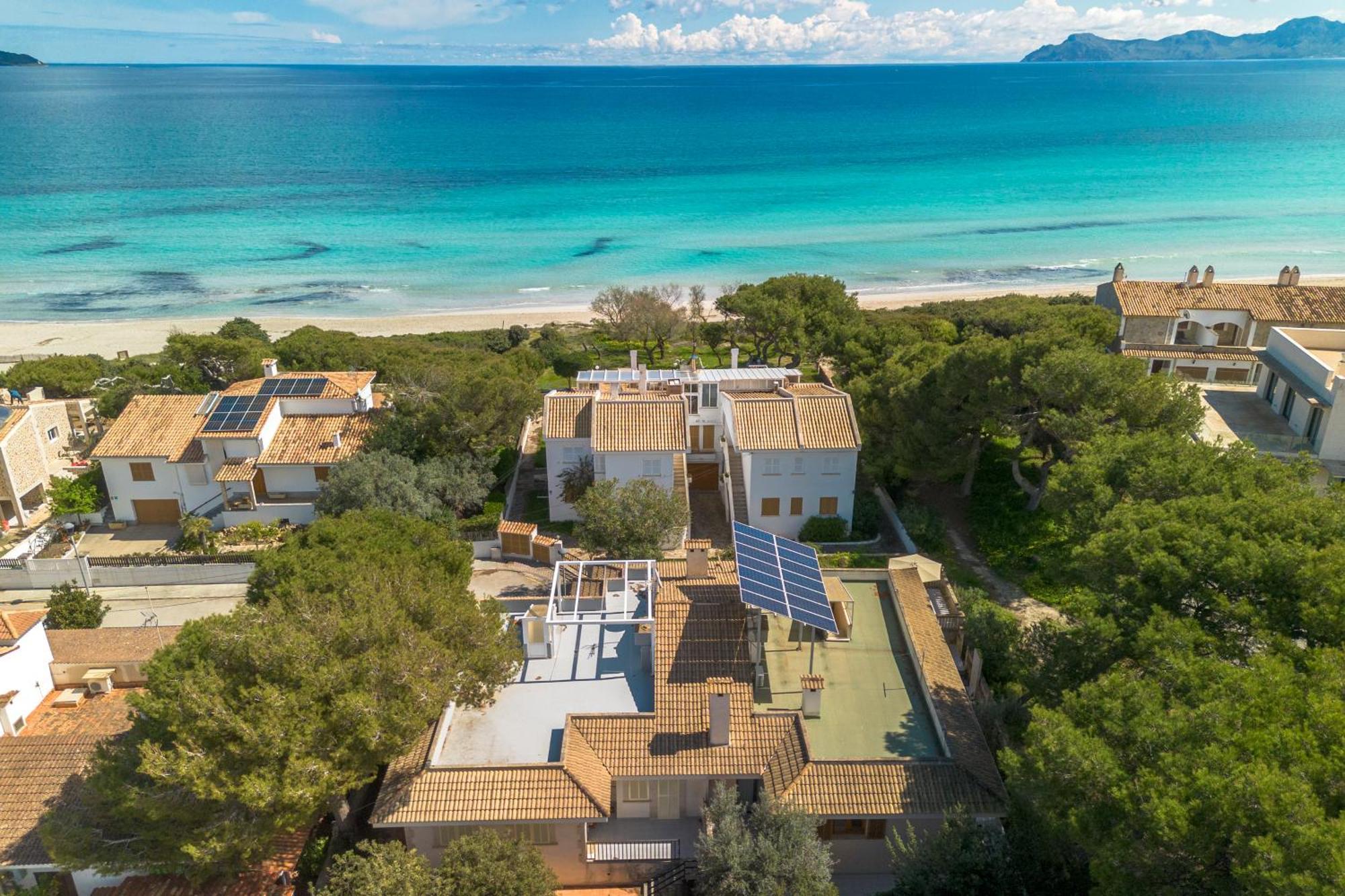 Villa Can Canta Natura Park House At Platja De Muro Beach Bagian luar foto